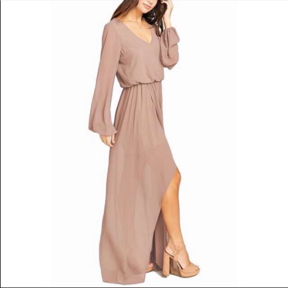 Show Me Your Mumu Jocelyn Maxi Dress in Dune